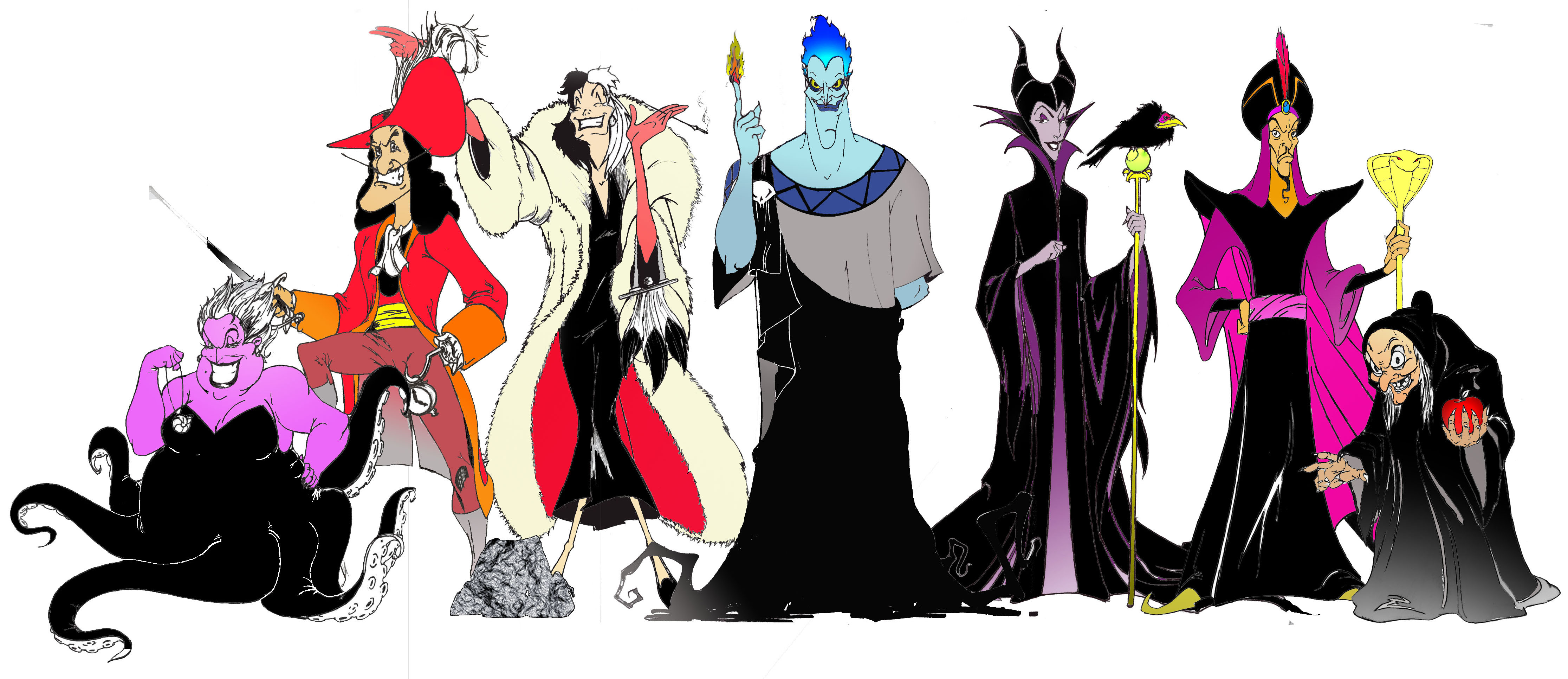 Disney Villains United by ashtonish on DeviantArt