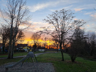 Sunset at the Playground