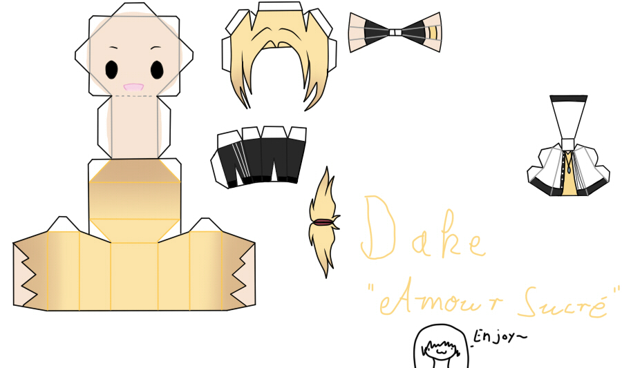 Dake Papercraft by ChibiYozakura