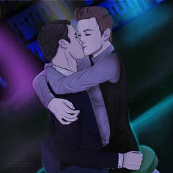 little Klaine bar scene