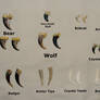 Claw and Teeth Sheet