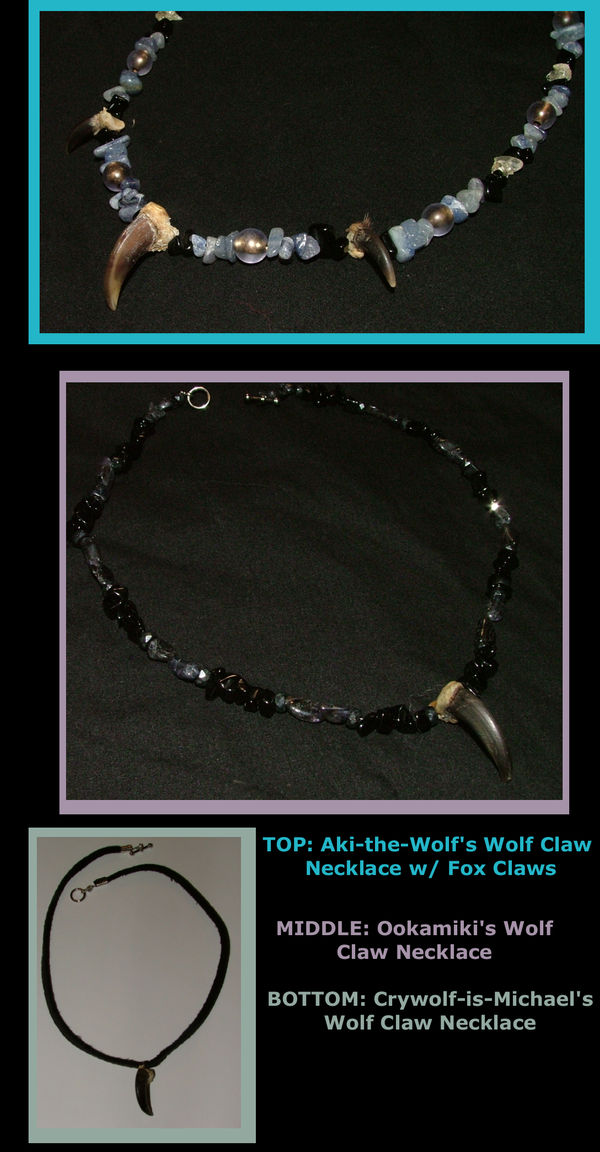 Wolf Spirit Necklaces