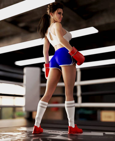 Girls boxing are so cool #onepunch #music #boxing #homefitness