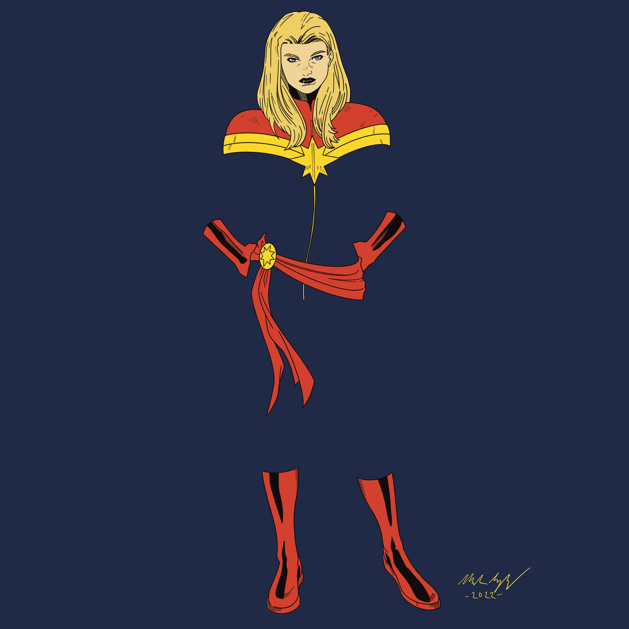 Captain Marvel by atogopher on DeviantArt