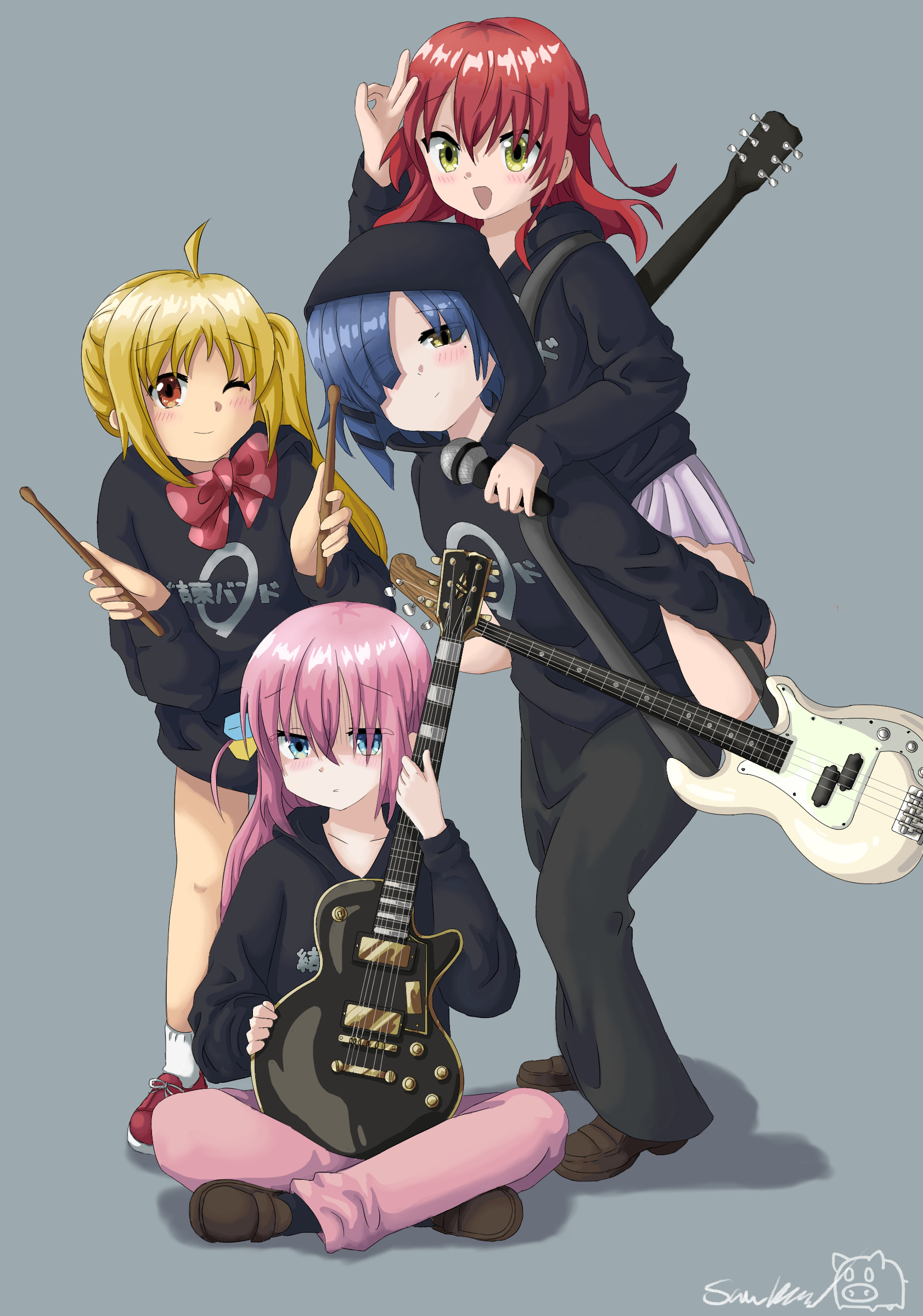 Bocchi The Rock Characters by Destroys30 on DeviantArt