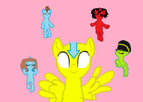 Avatar The Last AirbenderTeam (Pony Version)