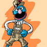 Grover in Liederhosen