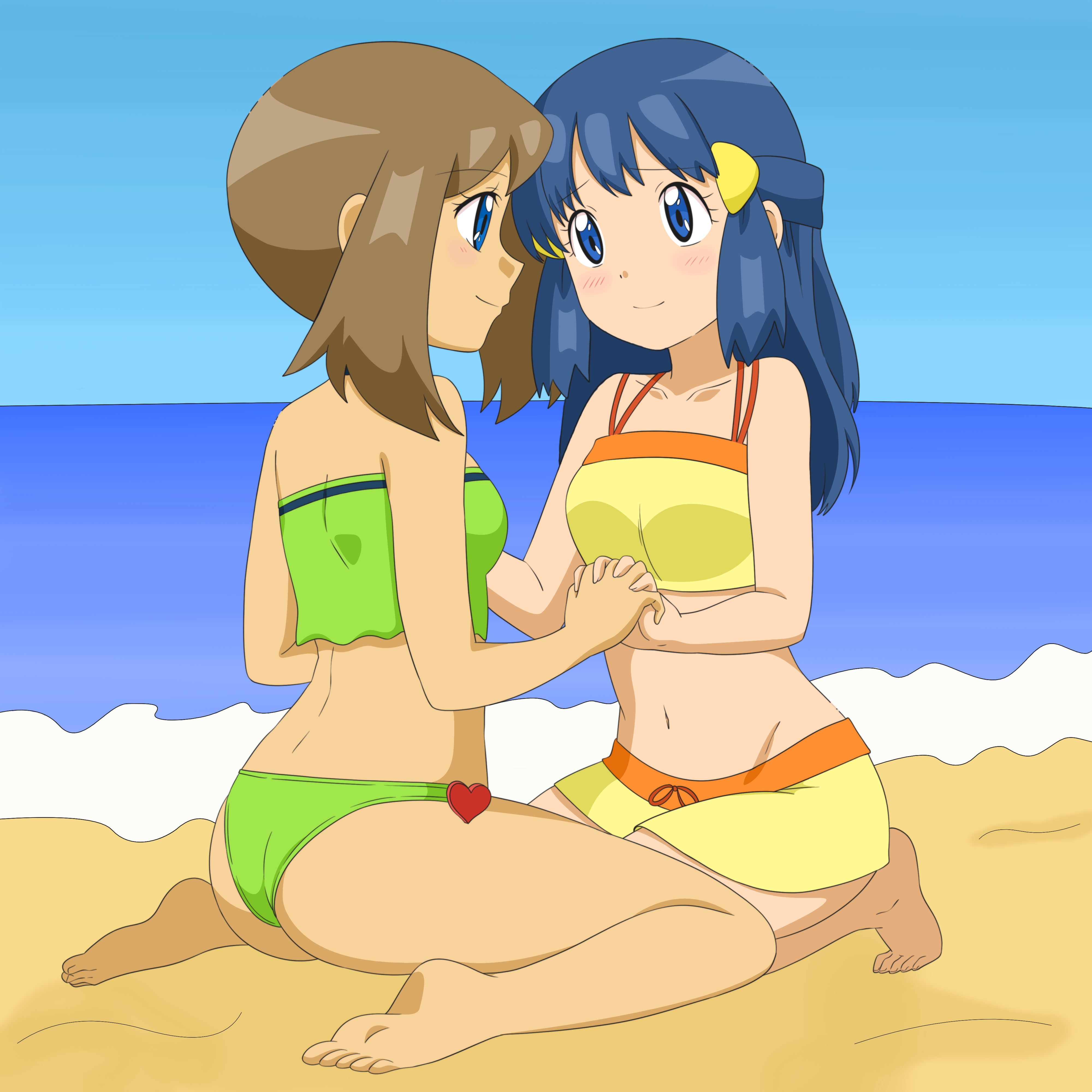 Pokemon - Dawn x May Lovely moment at Beach by petrus92 on DeviantArt Pokemon - Dawn x May Lovely moment at Beach by petrus92 on DeviantArt