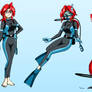 Pokemon - Lorelei Scuba Concept Sheet