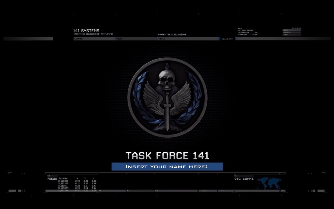 All Task Force 141 Ranks Task Force 141 Logo Wallpaper