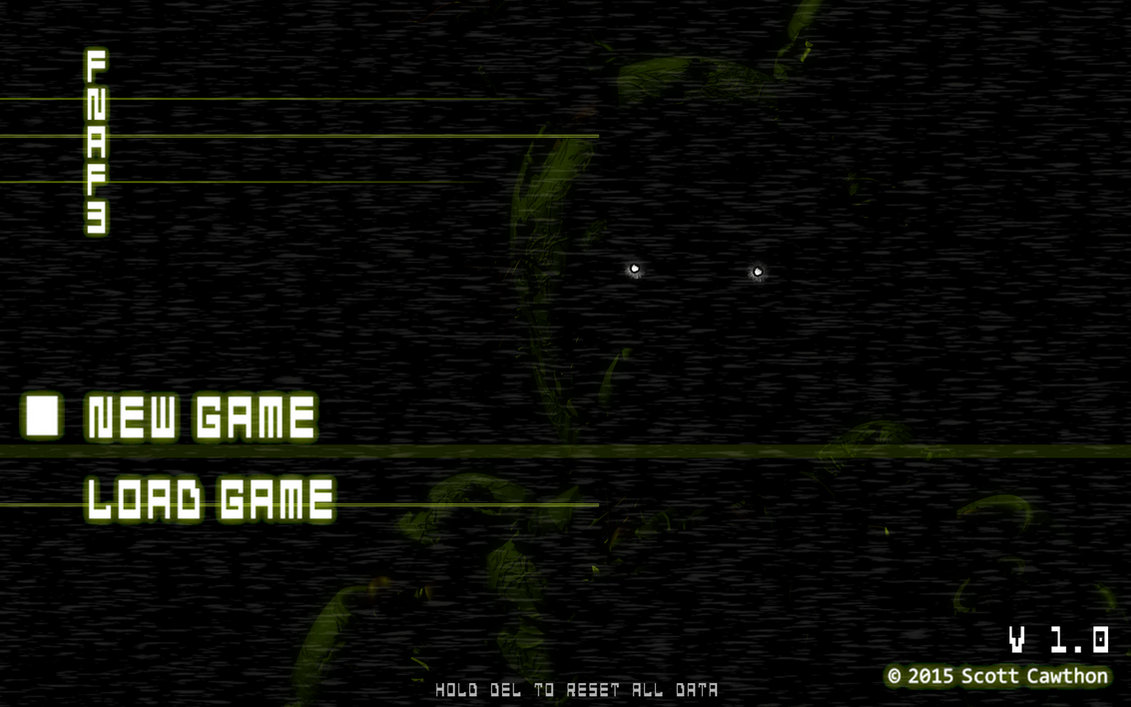 fnaf 3 gif menu by Rustytrap2014 on DeviantArt