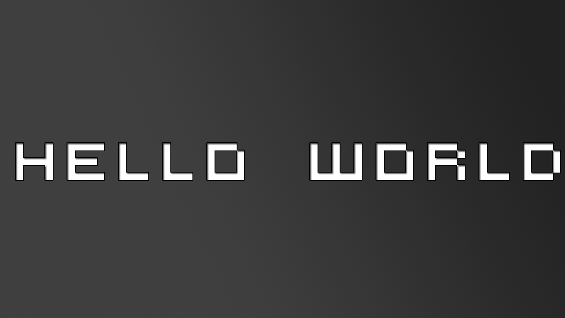 Hello World Wallpaper