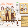 [OC]  Nix Damon Character  Sheet
