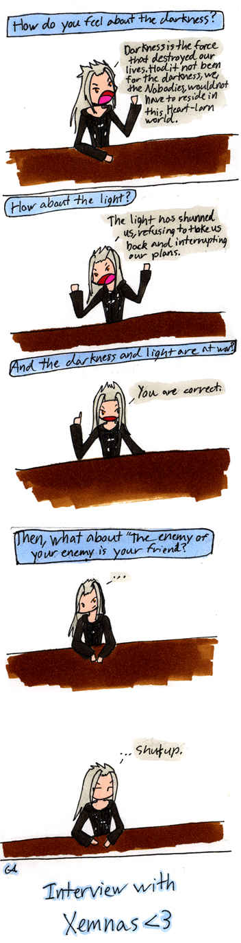 Comic - Interview with Xemnas