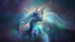 Ethereal Ghost Dragon of the Aurora