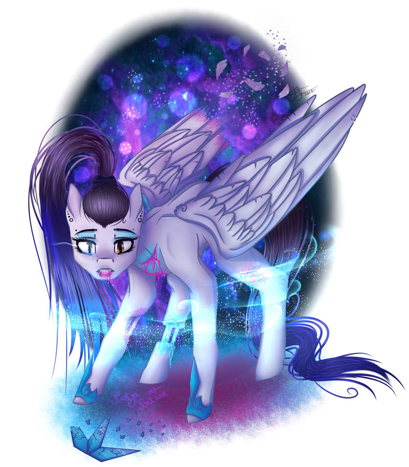 AT: Cyan Crystal (Pastel GORE!) by NastyaKatseen