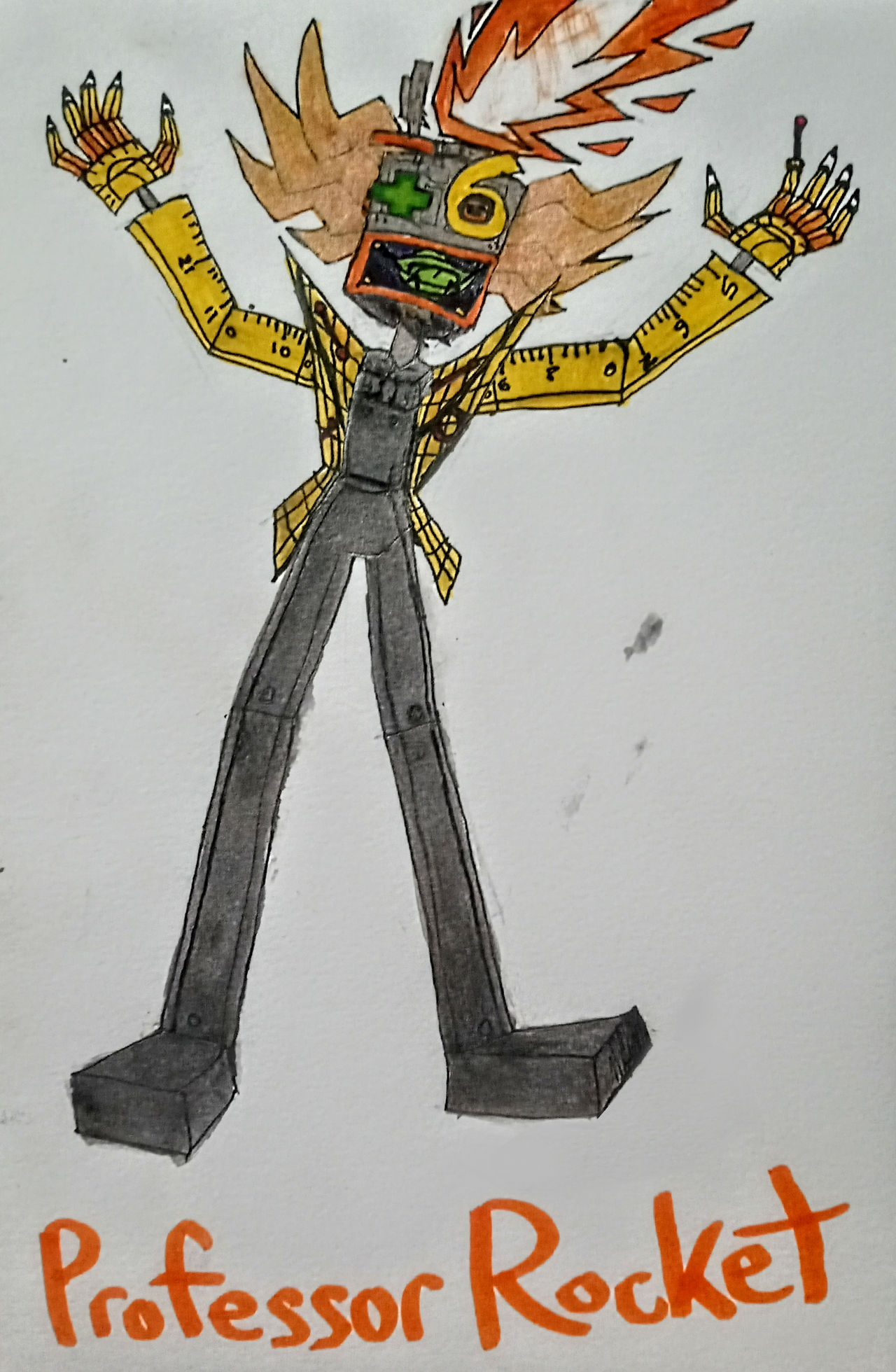 Crashbox 2- Professor Rocket by 8BitYinYang on DeviantArt