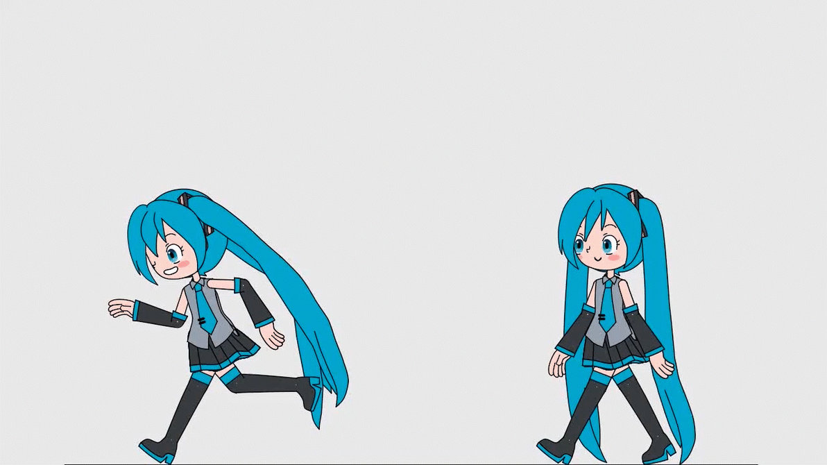 Chibi Run Cycle Tutorial Rigging Run cycle and Walk cycle by Neferba on DeviantArt
