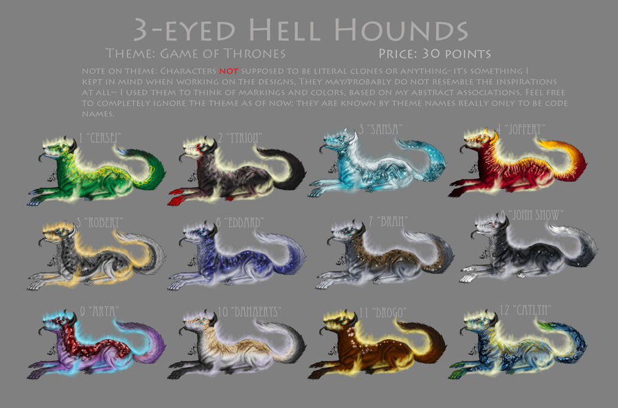 GOT r1 Hellhounds- closed