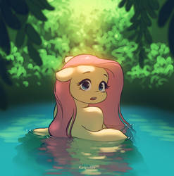 Bathing (cartoon version)