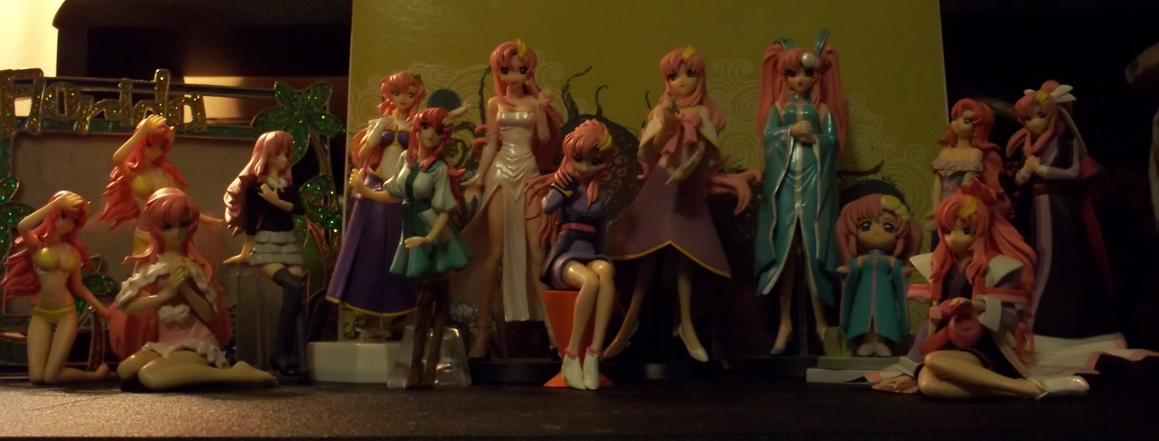 My Lacus Clyne/Meer Campbell figure collection