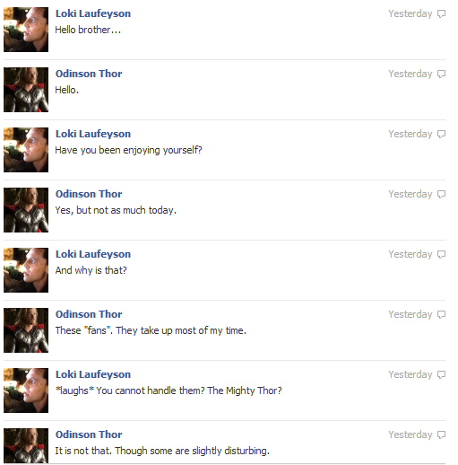 Thor and Loki FB convo 1