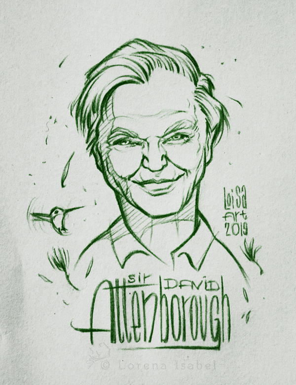 David Attenborough By Loisa On DeviantArt david-attenborough-by-loisa-on-deviantart