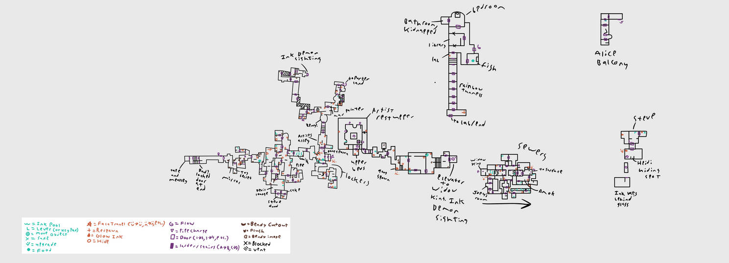 Batdr Map Upper Floors *spoilers* by BubbleEyesForYourTea on DeviantArt