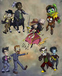 Rogue Skies Chibis batch 1 by Bilious