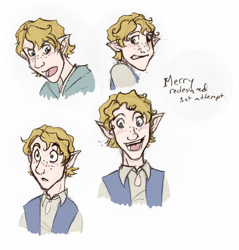 LOTR redesigning Merry 1