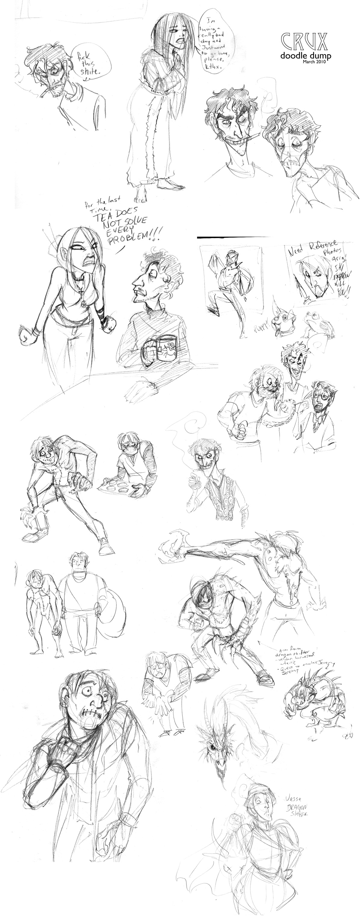 Crux Doodle Dump - March '10