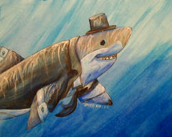 A Shark in a Tuxedo
