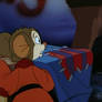 Fievel Comforts Olivia, Young Love