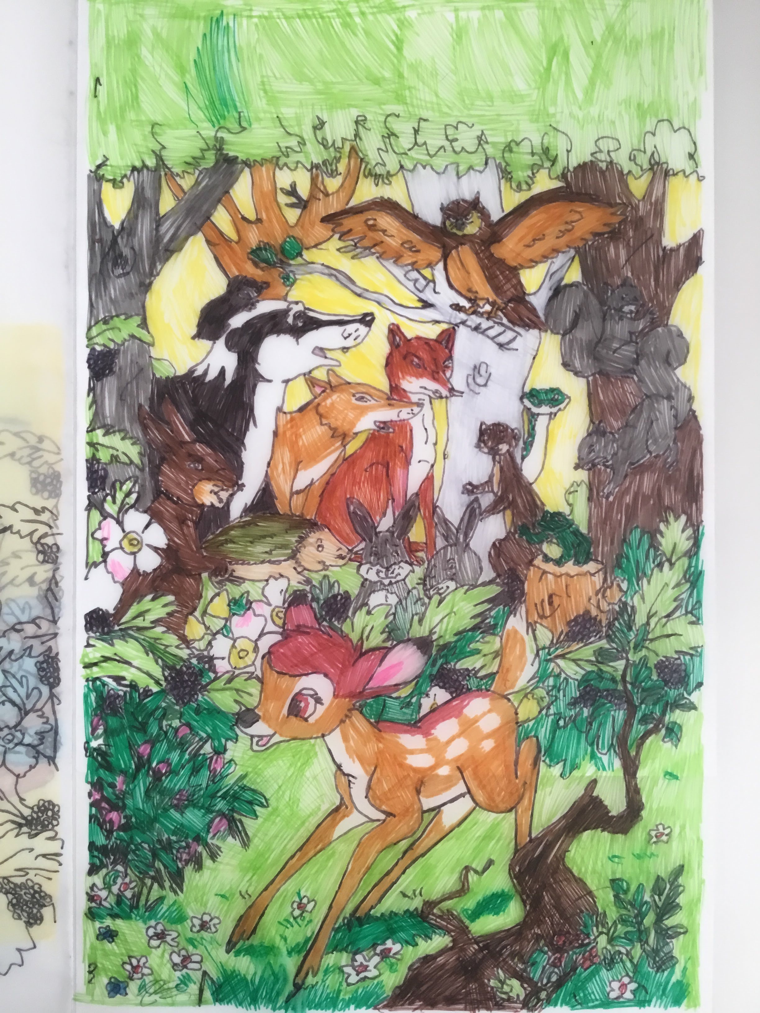 Bambi and The Animals of Farthing Wood by PurpleBeauty97 on DeviantArt