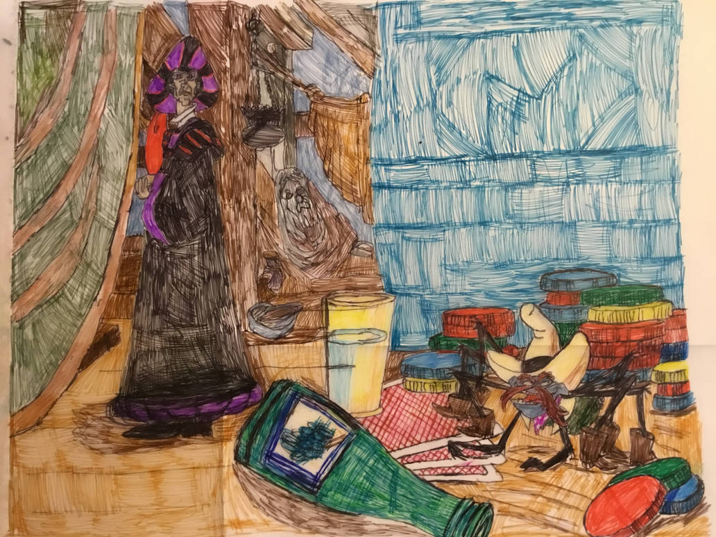 When Frollo Discovered Chula by PurpleBeauty97 on DeviantArt
