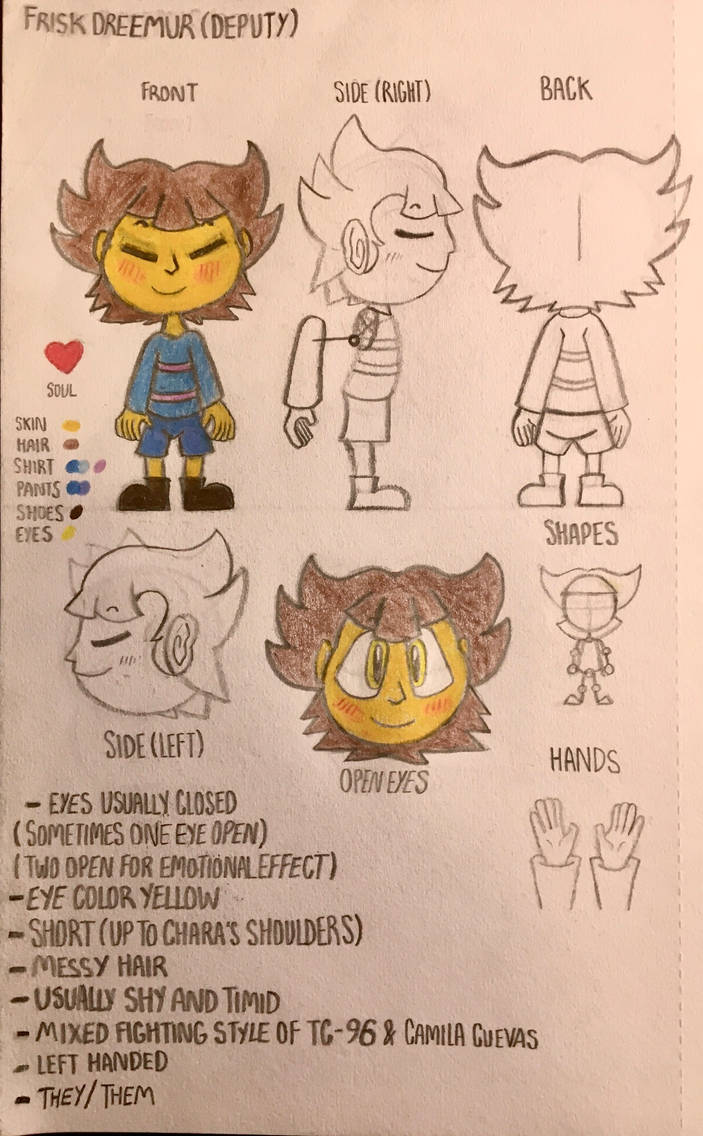 Editable Frisk Frisk (Reference Sheet) by Jk1illi0n on DeviantArt