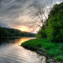 Sunset on a lake