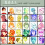 Kuroshiro Ki's Face Variety Challenge
