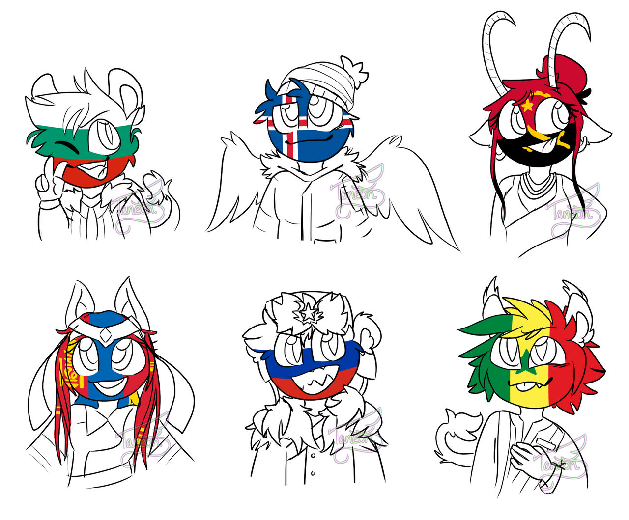Country Humans R64 Six Countryhumans 1 by Taneonnn on DeviantArt