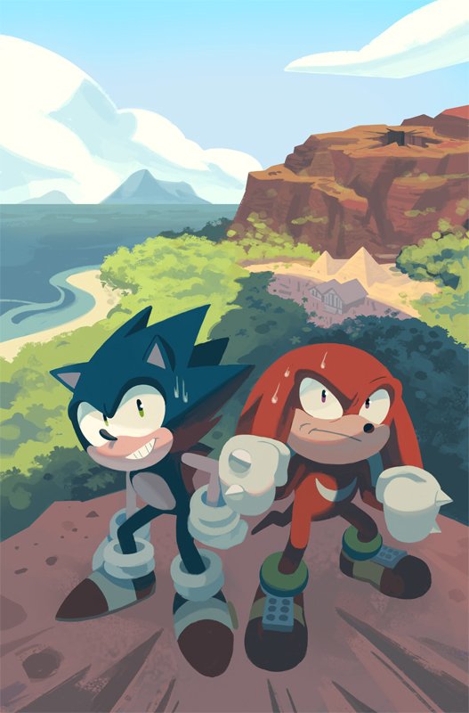 Sonic the Hedgehog 10 (IDW Publishing) Cover B by IdeaFan128 on