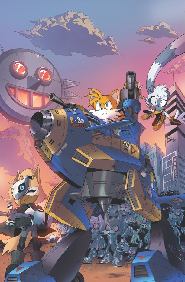 Sonic the Hedgehog 10 (IDW Publishing) Cover B by IdeaFan128 on