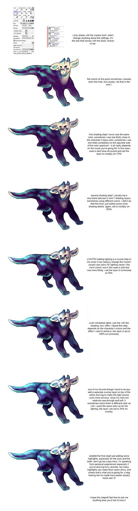quick shading tutorial by catcalled on DeviantArt