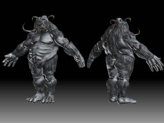 Yeti creature WIP 2