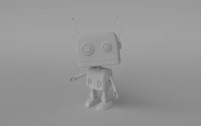 ROobot Clay Render