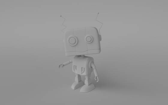 ROobot Clay Render