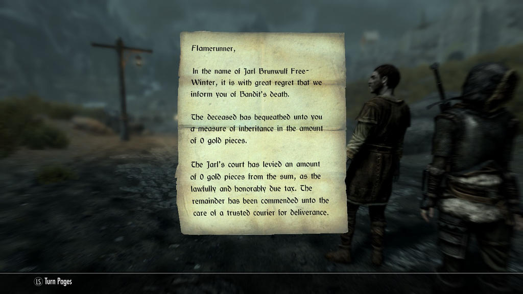 Skyrim Best Letter of Inheritance by BIuemoonUmbreon on DeviantArt