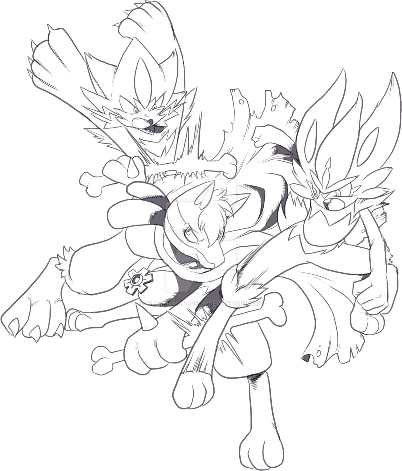 zeraora v - 3 Lucia vs Cinderace and Zeraora by BIuemoonUmbreon on DeviantArt