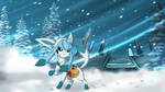 Glacear the Glaceon (Glaceon OC) by xMarkedLucario
