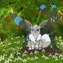 BluemoonUmbreon (Eevee) in the woods