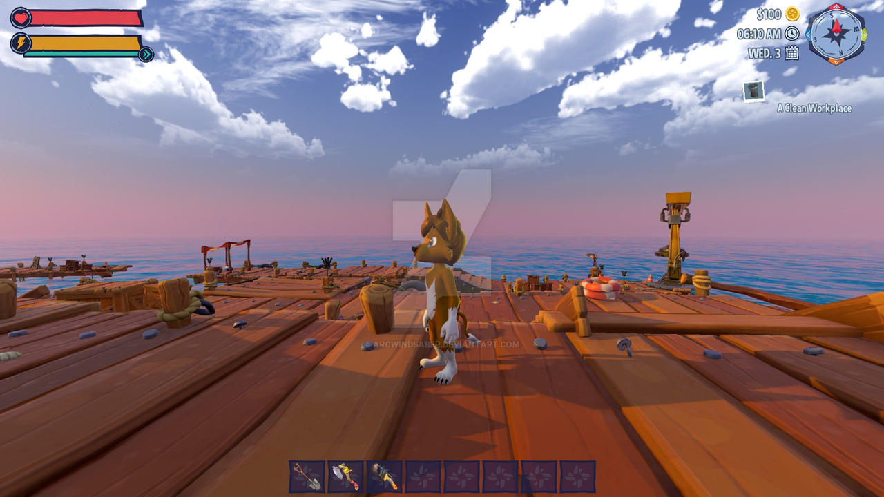 Saber the Ascendor in Critter Cove